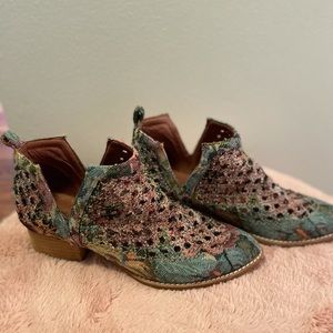 Anthropologie ankle boots.